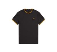 Fred Perry Men's Twin Tipped T-Shirt Anchor Grey/Golden