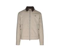 Fred Perry - Giacca barn écru con colletto a contrasto-Neutro S