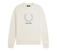 Fred Perry - Outline Laurel Wreath Sweatshirt - - Sweatshirts & Hoodies - Uomo - Bianco - L