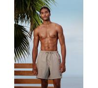 Fred Perry - Pantaloncini da bagno color beige chiaro-Neutro XS