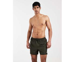 Fred Perry - Pantaloncini da bagno kaki con coulisse e logo-Verde XL