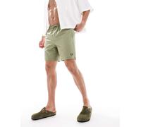 Fred Perry - Pantaloncini da bagno verdi-Verde XS