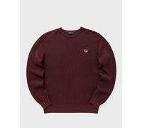 Fred Perry PIQUE STITCH JUMPER men Longsleeves red in taglia:S