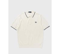 Fred Perry PIQUE STITCH KNITTED SHIRT men Polos beige in taglia:XL