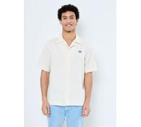 Fred Perry - PIQUE TEXTURE REVERE COLLAR SH Bianco - Abbigliamento XL Bianco