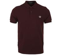 Fred Perry - Polo bordeaux tinta unita-Rosso S