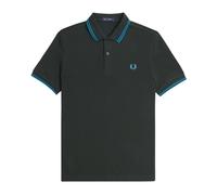 Fred Perry - Polo a Doppia Striscia M3600 - - Tops - Uomo - Verde - 2XL