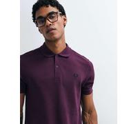 Fred Perry polo a maniche corte color prugna-Viola L
