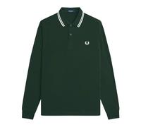 Fred Perry - Polo a Maniche Lunghe - - Tops - Uomo - Verde - M