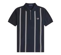 Fred Perry - Polo a Righe Verticali - - Tops - Uomo - Blu - S