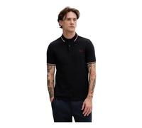 Fred Perry Polo mm3600 t55 Nvy/swht/bntred, Blu, M