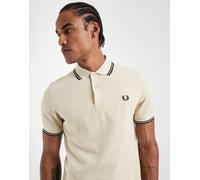 Fred Perry - Polo color avena con colletto con doppia riga a contrasto nera-Neutro XL