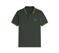 Fred Perry - Polo con Logo Verde Cotone Manica Corta - - Tops - Uomo - Verde - M