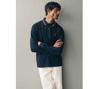 Fred Perry Polo Fred Perry a doppia punta a manica lunga xlarge blu