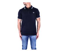 Fred Perry - Polo Logo Frontale - - Tops - Uomo - Blu - M