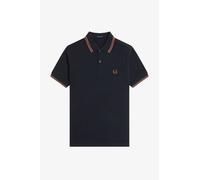 Fred Perry Polo Manica Corta Slim Fit Blu - Taglia S Abbigliamento Uomo Polo