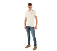 Polo a doppia punta Fred Perry Blanc S