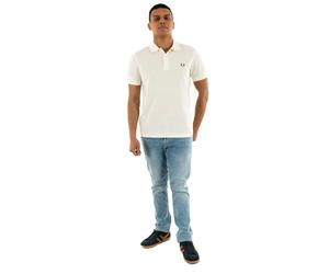 fred perry Polo Plain Y45 Lghecru/Cinnamon, bianco, XL