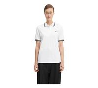 Fred Perry - Polo Shirt con Doppia Riga - - Tops - Donna - Beige - S