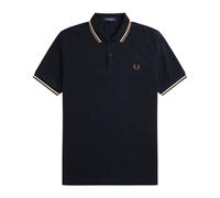 Fred Perry - Polo Slim Fit con Doppia Riga - -Tops -Uomo -Blu -S
