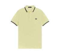 Fred Perry - Polo Slim Fit con Doppia Riga - - Tops - Uomo - Giallo - L