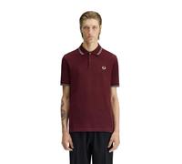 Fred Perry Polo Slim Fit Twin Tipped M3600, rosso, M