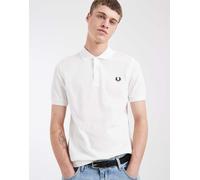 Fred Perry - Polo tinta unita bianca-Bianco S