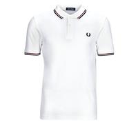 Fred Perry Polo TWIN TIPPED FRED PERRY SHIRT in Bianco EU XL