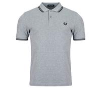 Fred Perry Polo TWIN TIPPED FRED PERRY SHIRT in Grigio EU XL
