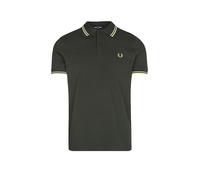 FRED PERRY Poloshirt oliva | S