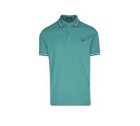 Fred Perry - M3600 Twin Tipped Shirt - - Tops - Uomo - Verde - M