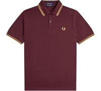 Fred Perry Reissues Original UK Twin Tipped Polo M12, rosso, 40