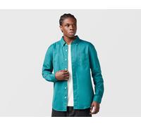 Fred Perry Relaxed Washed Twill Shirt, verde L,XL,S,M