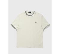 Fred Perry RIBBED JERSEY T-SHIRT men Shortsleeves white in taglia:S