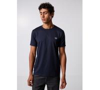 Fred Perry - Ringer T-Shirt Blu - Abbigliamento M Blu