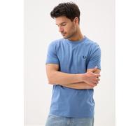 Fred Perry - Ringer T-Shirt Blu - Abbigliamento XL Blu