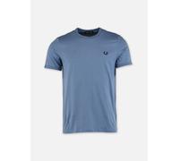 Fred Perry - Ringer T-Shirt Blu - Abbigliamento XXL Blu
