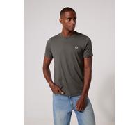 Fred Perry - Ringer T-Shirt Cachi - Abbigliamento L Cachi