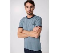 Fred Perry - Ringer T-Shirt Grigio - Abbigliamento S Grigio