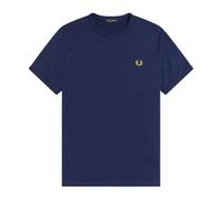 Fred Perry - Ringer T-Shirt M3519 215 - - Tops - Uomo - Blu - XL
