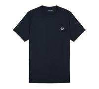 Fred Perry - Ringer T-Shirt - -Tops -Uomo -Blu -M