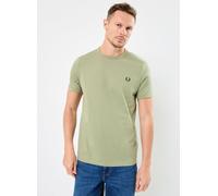 Fred Perry - Ringer T-Shirt Verde - Abbigliamento XL Verde