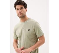 Fred Perry - Ringer T-Shirt Verde - Abbigliamento XXL Verde