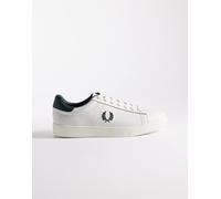 Fred Perry - Spencer - Sneakers in pelle bianche con logo-Bianco 39