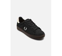 Fred Perry - Spencer - Sneakers scamosciate grigie con suola in gomma marrone-Grigio 42