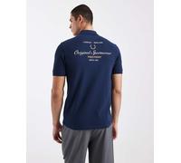 Fred Perry - Sports - Polo blu navy con logo ricamato sul retro S
