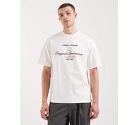 Fred Perry - Sports - T-shirt bianca con grafica del logo-Bianco XL