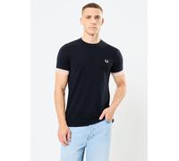 Fred Perry - STRIPED CUFF T-SHIRT Blu - Abbigliamento - Taglia L L Blu