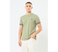 Fred Perry - STRIPED CUFF T-SHIRT Verde - Abbigliamento XL Verde
