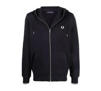 Felpa con cappuccio fzip - blu S